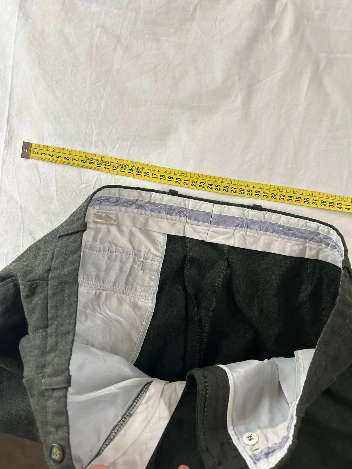 Vintage straight wool trousers – photo 8